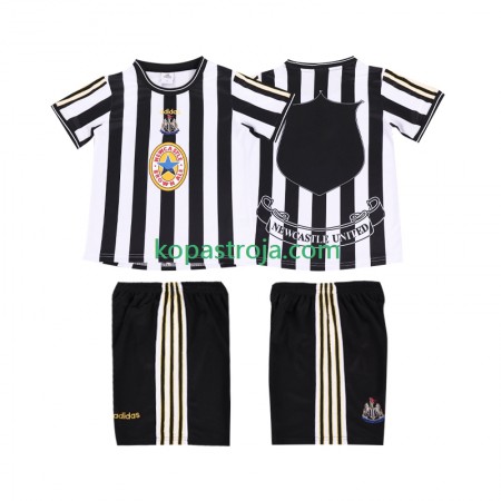 Billiga Fotbollströjor Newcastle United 1999 Retro Barn Hemma tröja 1997 Kortärmad